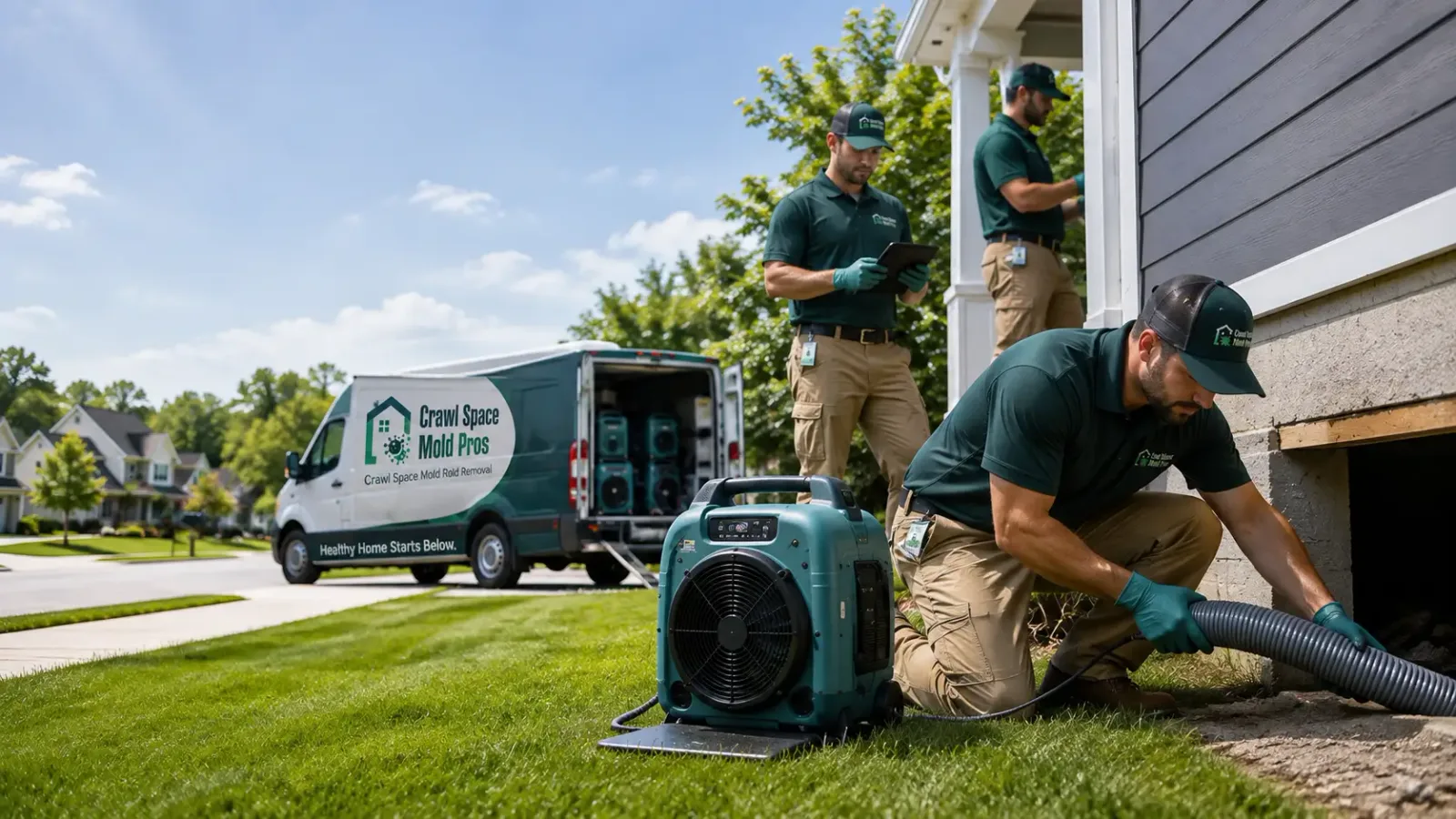 Crawl Space Mold Removal in Stevensville, MI